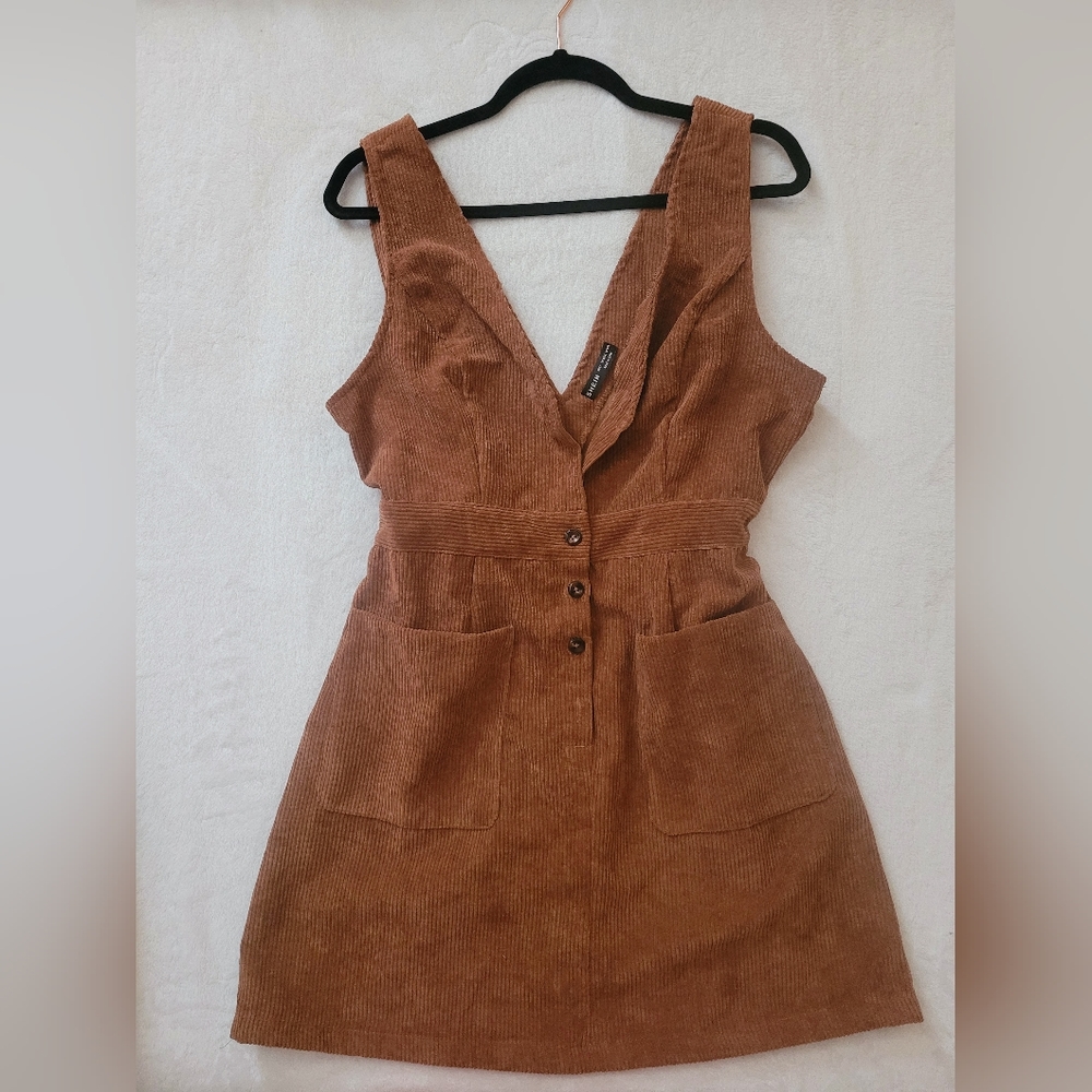 NEW Brown Corduroy Dress